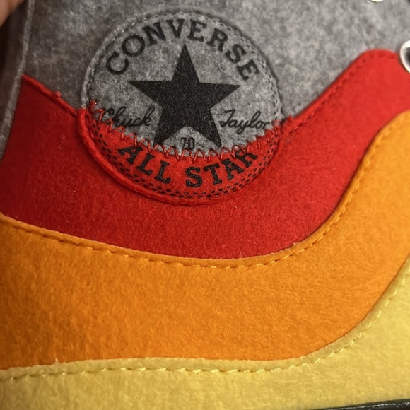 Converse Thermo Felt Chuck 70 Unisex Multicolor Sneakers Size 10.5 - Picture 6 of 8